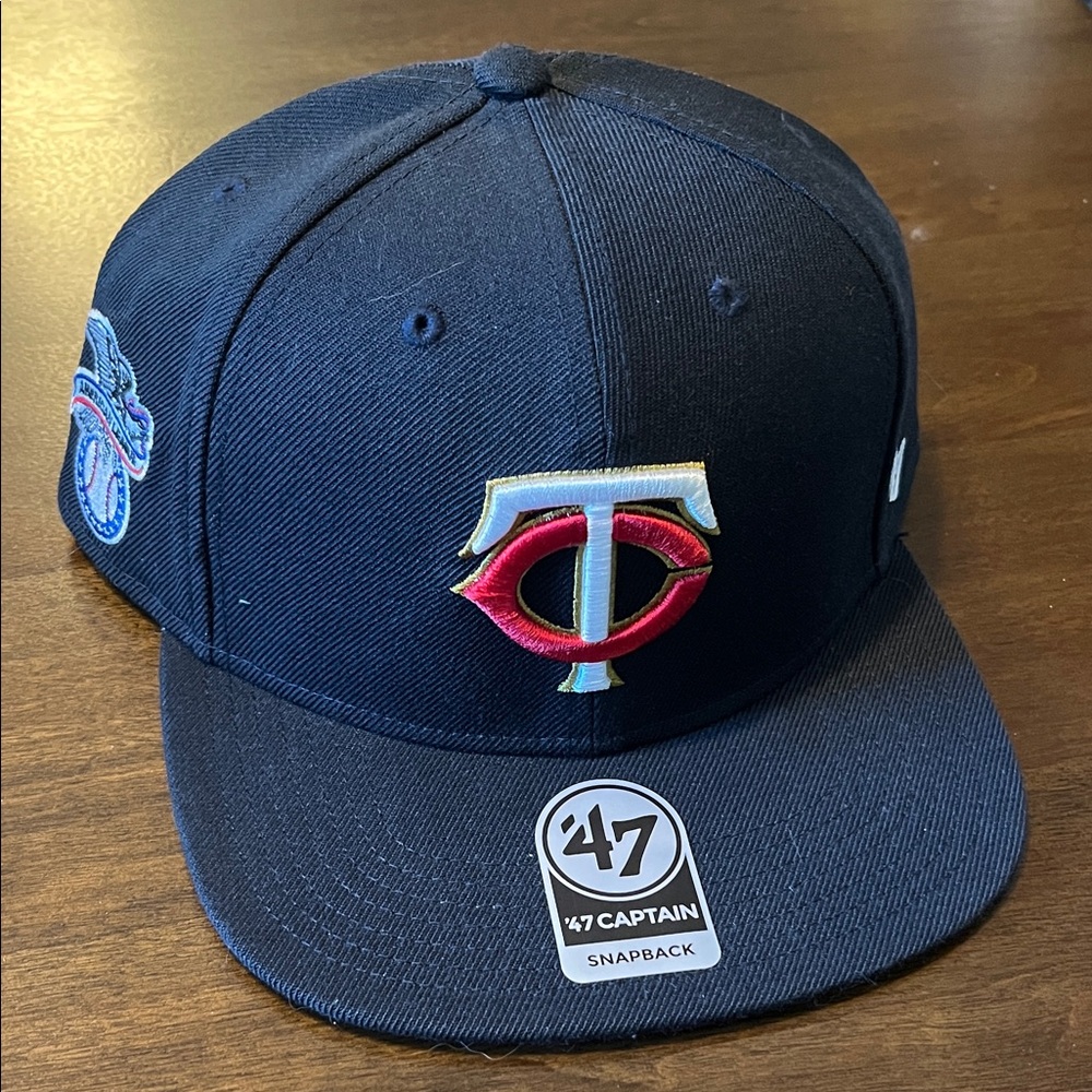 47 Kids Navy Blue Snapback Hat with Logo